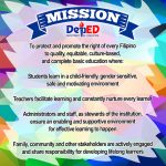 DepEd Mission, Vision and Core Values | Tanza Elementary School