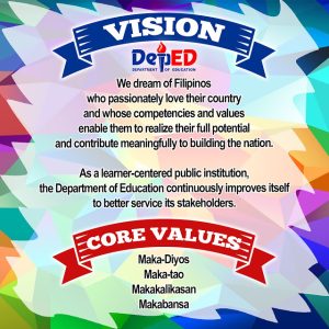 DepEd Mission, Vision and Core Values | Tanza Elementary School